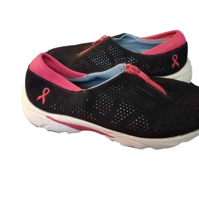 Avon Cushion Walk Womens White/Pink Sneakers Shoe... - Depop