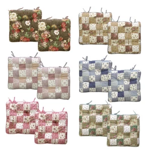 Juego de 2 almohadillas para silla estampadas con lazos Petal Delights 40 x 40 cm - Imagen 1 de 8