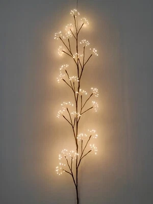70in LED Cluster Floral Branch Bendable Indoor Christmas Decor String Lights - Image 1 of 4