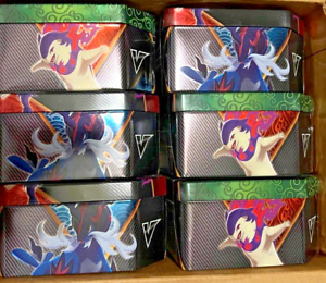 Pokemon Divergent Powers CASE (6 Tins) FACTORY SEALED NEW!