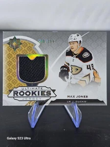 2019-20 Ultimate Collection Rookie Jersey /399 Max Jones RC - Anaheim Ducks - Picture 1 of 2