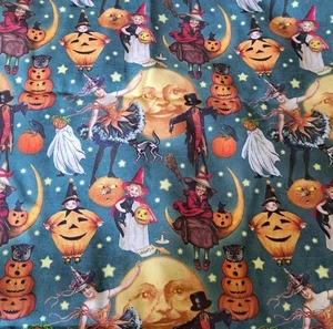 Treats N Dulces Kate Ward Thacker Halloween Costura Acolchado Tela 2 yardas x 44" - Imagen 1 de 2