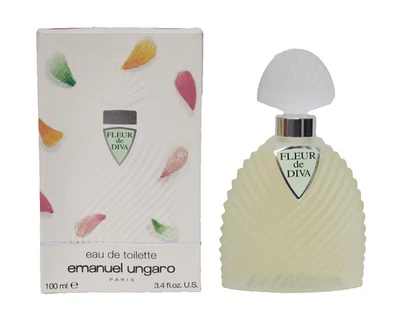 FLEUR DE DIVA BY UNGARO 3.4oz/100ml Edt SPLASH**RARE**DISCONTINUED** see details - Image 1 of 4