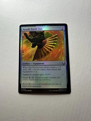 Kyoshi Battle Fan NM Foil Avatar: The Last Airbender Magic The Gathering Mtg - Image 1 of 2