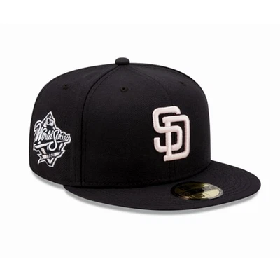 New Era San Diego Padres MLB Serie Mundial 59FIFTY Sombrero Ajustado Talla 7 1/4 Foto 1 de 4