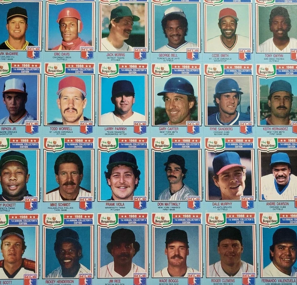 Tarjeta de béisbol Chef Boyardee 1988 elige una Foto 1 de 1