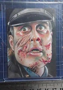 Maniac Cop Sketch Card By Luke Rushton - Picture 1 of 1