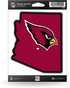 Arizona Cardinals 5 Inch Sticker Decal, Home State Design, Flat Vinyl, Full... - Picture 1 of 1