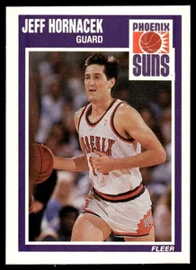 1989-90 Fleer Jeff Hornacek Rookie Phoenix Suns #121 - Picture 1 of 2