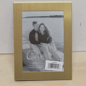 Gold Metal Picture Frame 4x 6 new in Box Carr Frames  - Picture 1 of 6