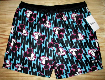 MENS NEFF DISNEY MICKEY MOUSE SWIM BOARD SHORTS SIZE M - Image 1 of 2