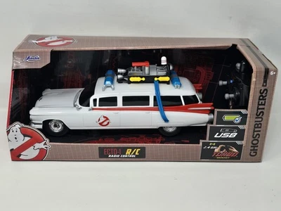 2025 Jada Hollywood Rides 1:16 Scale Ghostbusters Ecto-1 R/C Car - NEW NIB - Image 1 of 4
