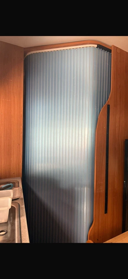 Pössl Duschkabinentür Schiebetür Faltplissee Rollladentür Tür Bad Crosscamp Top - Bild 1 von 4