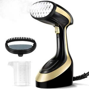 Steamer for Clothes Handheld Steam Iron, 1800W Steam Fabric Wrinkles Remover ... - Picture 1 of 7