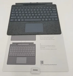 Microsoft Surface Pro 8, 9, X Signature Keyboard - Blue 1864 UNTESTED FOR PARTS - Afbeelding 1 van 3