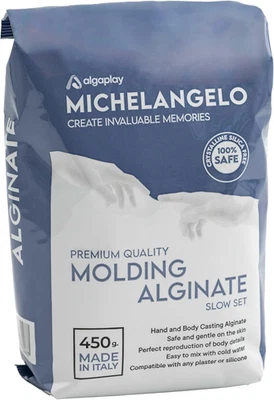 Michelangelo Moulding Alginate Slow Setting. Alginato Cromatico per Impronte Di  - Immagine 1 di 4