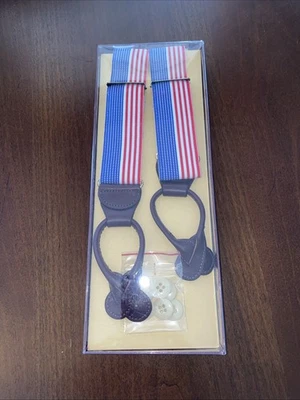 Tirantes a rayas rojas blancas y azules JPress Foto 1 de 4