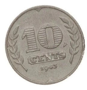 Netherlands (German Occupation) - 10 Cents 1943 - Picture 1 of 2