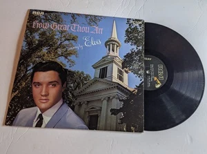 Elvis Presley How Great Thou Art Record Album Year 1967 LSP 3758 USA Pressing - Picture 1 of 12