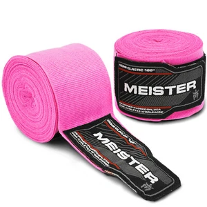 MEISTER MMA 180" HANDWRAPS ALL COLORS - Elastic Mexican Pro Boxing Adult PAIR - Picture 1 of 54