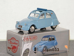 Citroën 2 Cv Azul DINKY Car Diseñado By Minialuxe Francia 1/43 Ref K103 _ 1 - Imagen 1 de 3