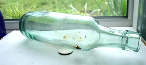 SODAFLASCHE KORK OBEN RUND UNTEN -1890er JAHRE - Bild 1 von 2