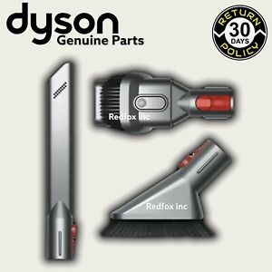 NEW OEM Dyson V15 Detect Mini Dusting Brush, Crevice Tool, Mini Cord Brush Set