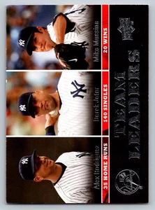 2009 Upper Deck #434 Alex Rodriguez / Derek Jeter / Mike Mussina - Picture 1 of 2