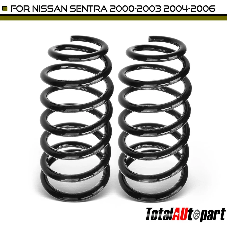 2x Muelles helicoidales traseros izquierdo y derecho Nissan Sentra 2000 2001 2002-2006 sedán Foto 1 de 4