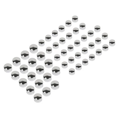 52 piezas cubiertas de tapas de pernos cromados para Indian Twin Power Plus Chieftain Chief Foto 1 de 4