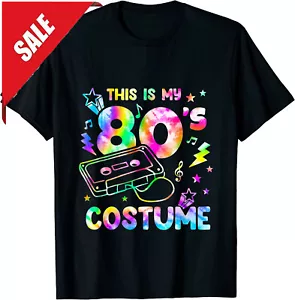 This Is My 80's Costume Outfit Retro Party Men Women T-Shirt S-5XL - Picture 1 of 6