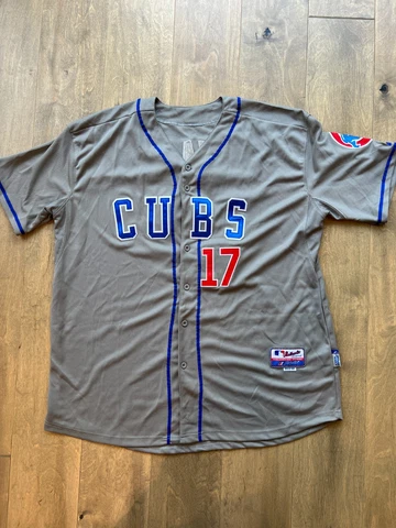 Majestic Authentic Col. Kris Bryant Chicago Cubs Men's Road Grey Jersey Size 56 Cover