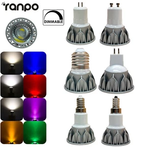 10W Dimmable COB LED Spotlight Bulb GU10 MR16 E12 110V 220V 12V 24V Lamp RH - Picture 1 of 19