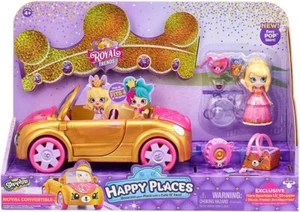 Shopkins Happy Places Royal Trends Convertible w/Tiara Sparkles Picnic Petkin - Afbeelding 1 van 4
