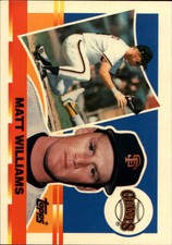 1990 Topps Big San Francisco Giants Baseball Card #96 Matt Williams