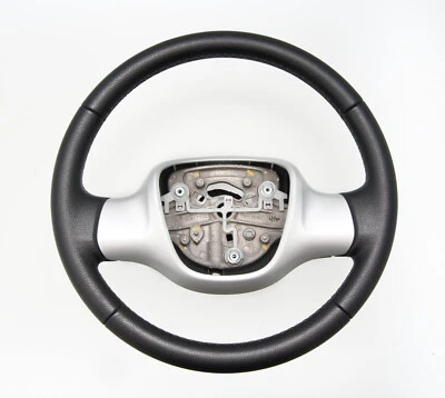 Lenkrad beziehen mit Leder für Smart ForTwo II 451 JAHR 2007 NEU LEDER - Bild 1 von 4