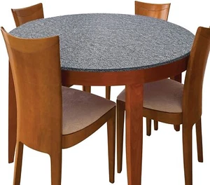 Fitted Round Table Cover - Indoor/Outdoor Garden Decorative Stretch Cover NEW - Picture 1 of 7