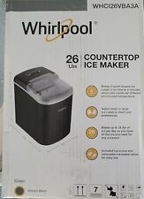 Whirpool Ice Maker Countertop, Makes 26 lbs Ice in 24 Hrs,9 Ice Cubes in 8M