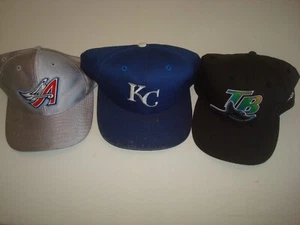 3PCT LOT SPORTS ANGELS ROYALS RAYS NEW ERA 90S SNAPBACK HAT CAP VINTAGE EE3 - Picture 1 of 6