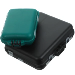 2 Pcs Double Layer Fishing Gear Box Storage Lure Accessory 2pcs Organizer - Picture 1 of 12