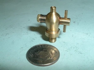 Mini Model Hit and miss Gas engine Brass Unspouted Drain Valve 10-32 Thread  - Picture 1 of 1