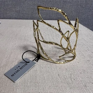 Brazalete Alexis Bittar Oro Fénix Cristal Embellecido Rocky Cuff Nuevo con Etiquetas - Imagen 1 de 11