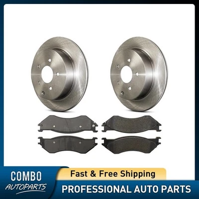 Juego de pastillas de freno de disco delanteras rotor de freno de disco para Ford F-250 HD 1997-1997 Foto 1 de 4