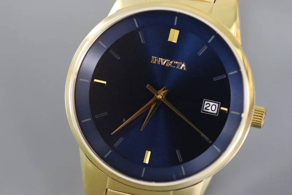 Invicta Specialty Quartz Blue Dial Yellow Gold-tone Ladies Watch 29492. - Image 1 of 4