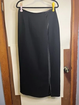 Maxi Falda Lápiz De Colección Joseph Ribkoff Trends Para Mujer Talla 14 Larga Negra Poliéster Foto 1 de 4