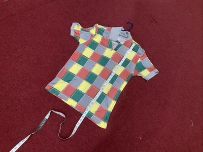 Moschino Jeans VTG Men’s Polo 90s Statement Shirt Iconic Retro Designer Rare - Image 1 of 4