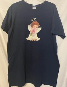 Women’s Brisco Bay Activewear Navy OSFA little girl Angel - Picture 1 of 6