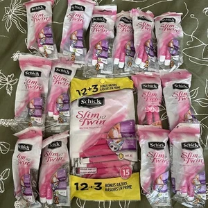 Maquinillas de afeitar desechables Schick ST2 Slim Twin para mujer vitamina E sensible - 43 TOTAL - Imagen 1 de 1