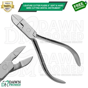 Ligature Cutter Pliers 5" Soft & Hard Wire Cutting Orthodontic Dental Instrument - Picture 1 of 8