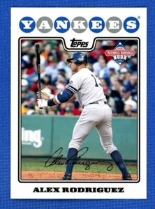 2008 Topps National Baseball Card Day #1 Alex Rodriguez New York Yankees NM-MT - Picture 1 of 2